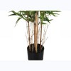 Artificial Plant, 50" Tall, Bamboo Tree, Indoor, Faux, Fake, Floor, Greenery, Potted, Decorative, Green Leaves, Black Pot - 3 of 4