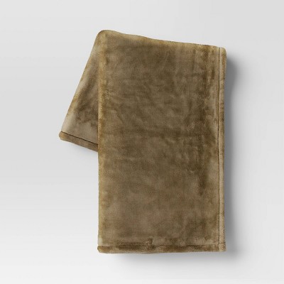 50"x70" Primalush Throw Blanket Green - Threshold™