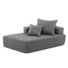 NicBex Couches for Living Room 56" Lounge Frame for Oversized Modular U-Shaped Sectional Sofa Boucle Floor Convertible Compressed Couch - 4 of 4