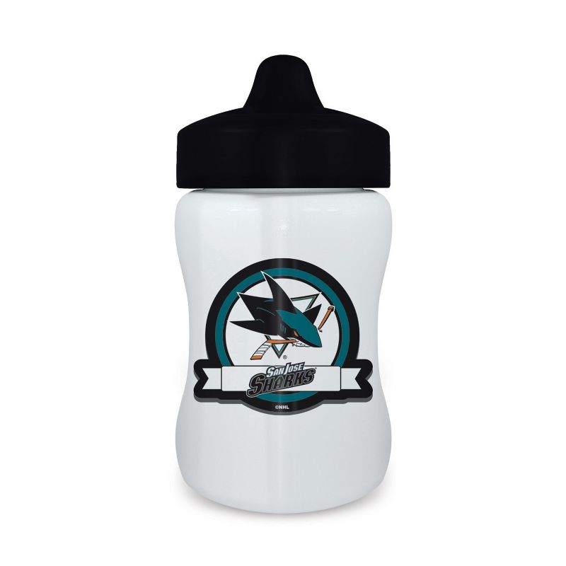 BabyFanatic Toddler and Baby Unisex 9 oz. Sippy Cup NHL San Jose Sharks, 2 of 5