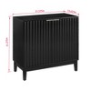 Lycvki MDF 2 Door Storage Cabinet Dressers - 4 of 4