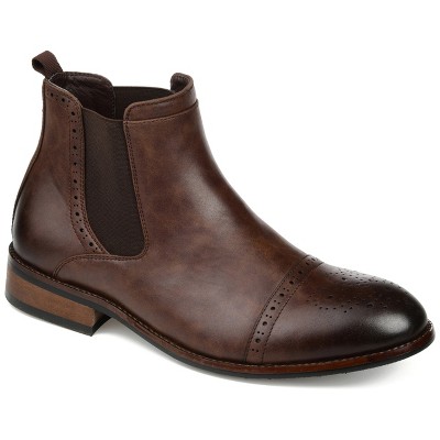 Vance Co. Mens Medium and Wide Width Garrett Cap Toe Chelsea Boot