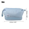Unique Bargains Cosmetic Travel Bag Makeup Bag Waterproof Organizer Case Toiletry Bag for Women Nylon - 4 of 4