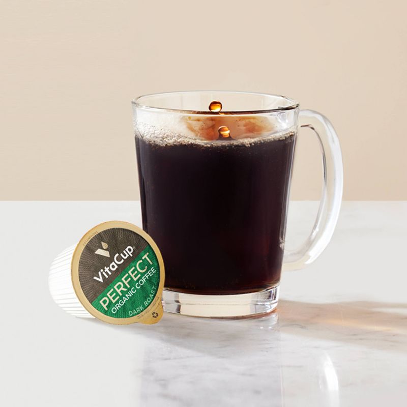 VitaCup Perfect Low Acid Dark Roast Coffee Pods - 18ct, 6 of 11