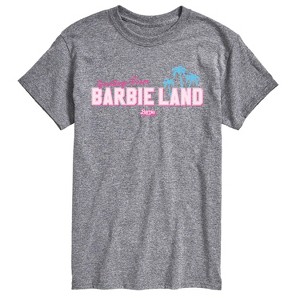 Men's - Barbie - Greetings from Barbie Land Short Sleeve Graphic T-Shirt - 1 of 4