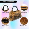 Generic Women's Shoulder Handbags Faux Fur Tote Bag Fluffy Satchel Handbags for Women - 4 of 4