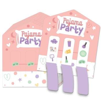 Big Dot of Happiness Pajama Slumber Party - DIY Girls Sleepover Birthday  Party Signs - Snack Bar Decorations Kit - 50 Pieces