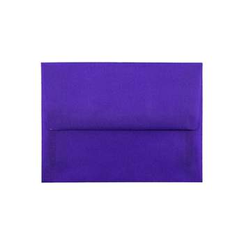 JAM Paper A2 Translucent Vellum Invitation Envelopes 4.375 x 5.75 Primary Blue PACV607H