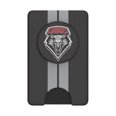 NCAA New Mexico Lobos PopSockets PopWallet+ (with PopTop)