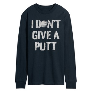 Men's - Instant Message - I Dont Give A Putt Long Sleeve Graphic T-Shirt - 1 of 4