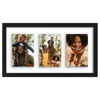 Americanflat Floating Collage Frame - Display Three Photos