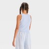 Girls' High Neck Ribbed Tank Top - art class™ - 2 of 3