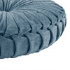 Poly Chenille Round Floor Pillow Cushion - 4 of 4