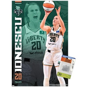 Trends International WNBA New York Liberty - Sabrina Ionescu 24 Unframed Wall Poster Prints - 1 of 4
