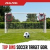 Zealfeel Soccer Goal Target Set, 2 Pack 16in Top Bins Corners for Shooting Accuracy Training - 2 of 4