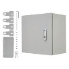 COZONY NEMA 4X Electrical Junction Box, IP66 Weatherproof Steel Enclosure, Outdoor/Indoor, Hinged, Lockable, w/ Mounting Plate, UL Listed - 2 of 4