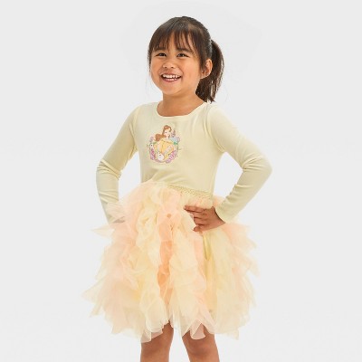 strapless open back dress Disney Sleeping Beauty Ballerina Child Costume main image 0