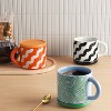 17 fl oz Squiggly Print Mug Black/White - Room Essentials™ - 2 of 4
