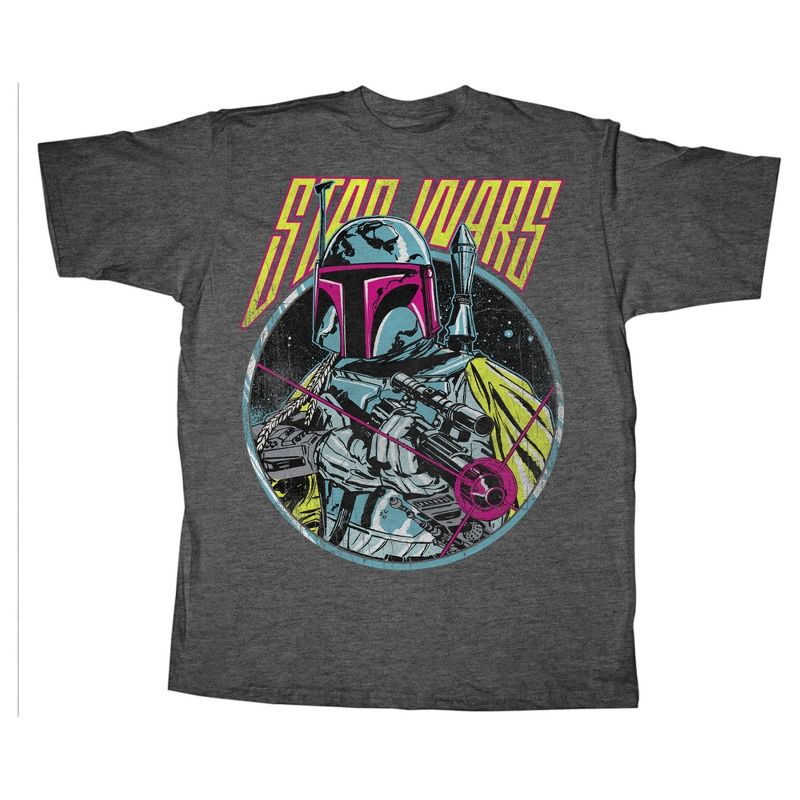 Men's Star Wars Boba Fett Blaster T-Shirt, 1 of 5