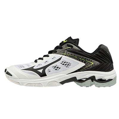 mizuno volleyball shoes black and white