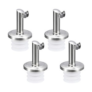 Unique Bargains Integrated Dust-proof Cap Stainless Steel Olive Oil Wine Bottle Pourers - 1 of 4