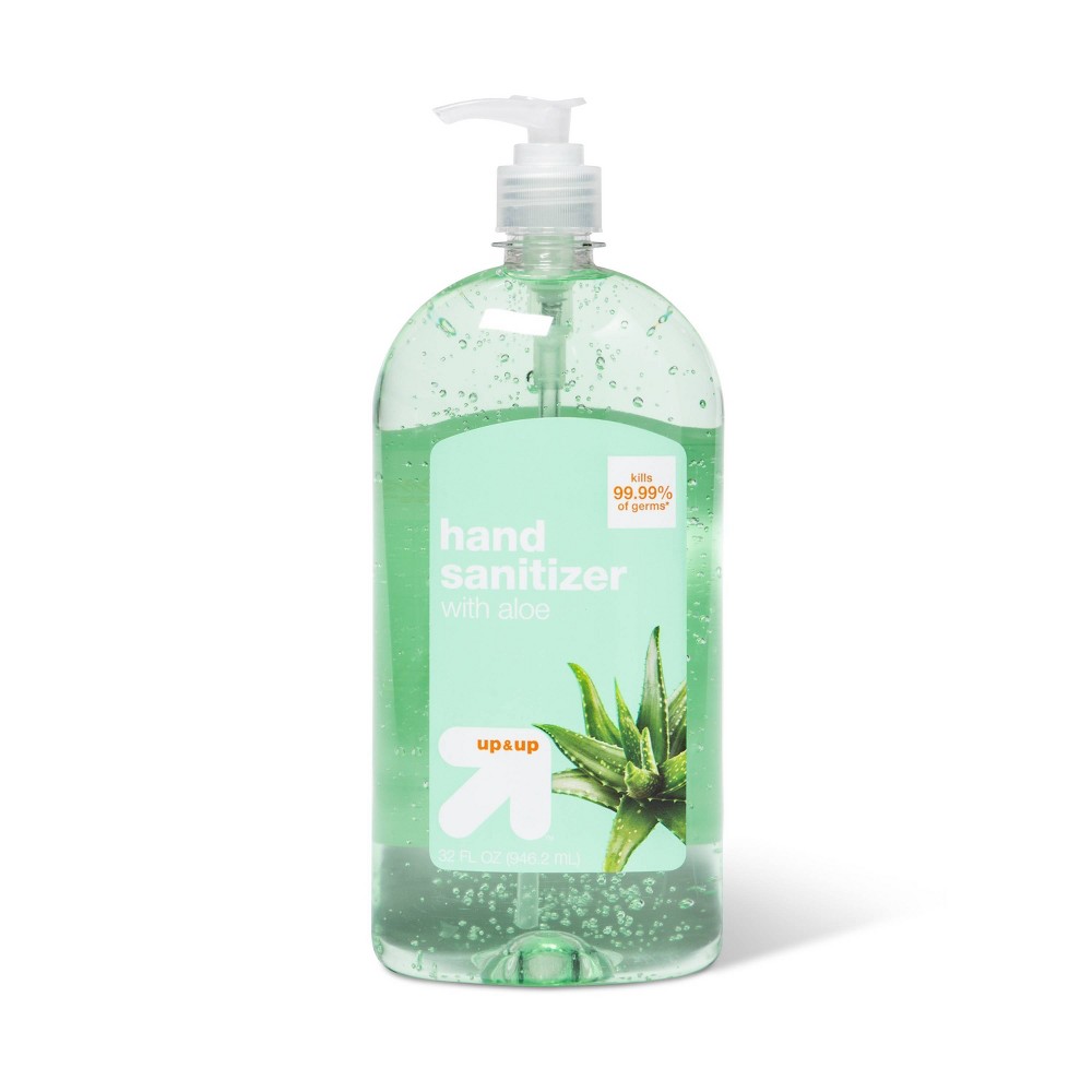 Photos - Shower Gel Aloe Hand Sanitizer Gel - 32 fl oz - up & up™