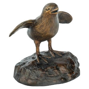 Design Toscano Single Baby California Quail Solid Cast Bronze Garden Statue - 1 of 4