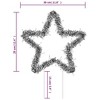 vidaXL Christmas Light Decoration with Spikes Tree 80 LEDs 23.6" - 4 of 4