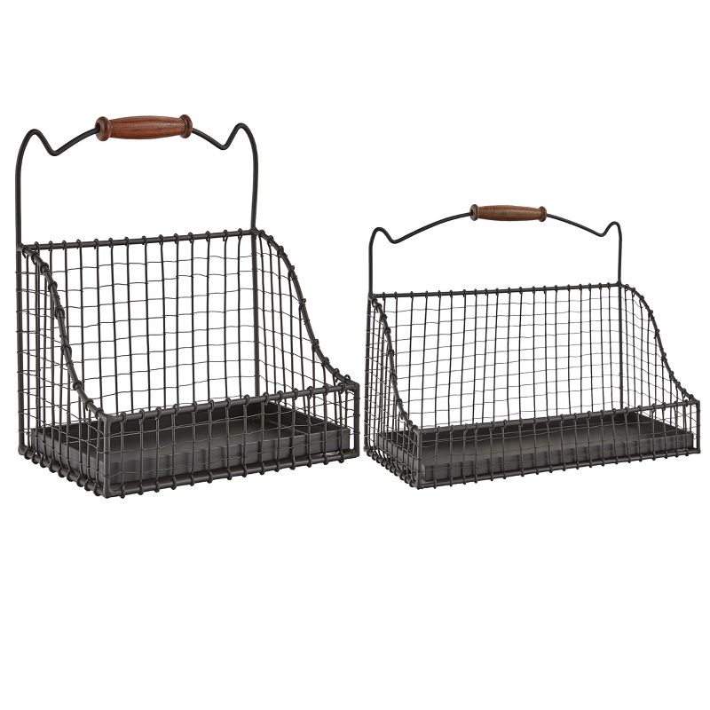 Park Designs Hanging Wire Baskets - Set of 2, 1 of 4