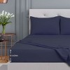 PiccoCasa 110gsm 1 Flat Sheet 1 Fitted Sheet and 2 Pillowcases Bed Sheet Set 4 Pcs - 3 of 4