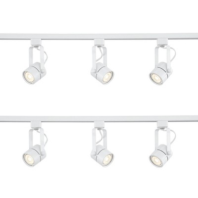 Pro Track 44" Wide 6-Light LED Linear Track Kit in White