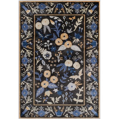 Rugs America Hanna Floral Transitional Area Rug