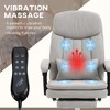 Aghana Digitals Light Gray Microfibre Executive Chair: 6 Vibration Massage Points, Heated Lumbar, - 4 of 4