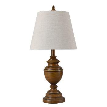 French Oak Marion Table Lamp Light Beige - StyleCraft