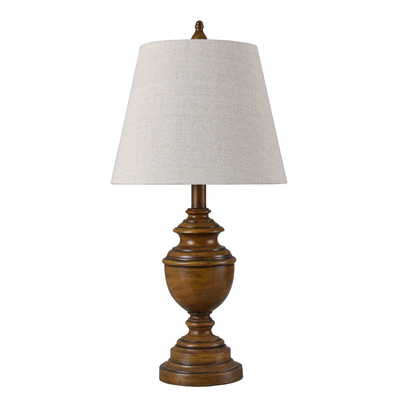 French Oak Marion Table Lamp Light Beige - StyleCraft, 1 of 18