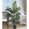 4ft Artificial Kentia Palm Silk Tree in Pot - Nearly Natural - 2 of 3