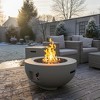 GDFStudio Salta 28" Outdoor 40,000 BTU Lightweight Concrete Fire Pit Bowl - 2 of 4