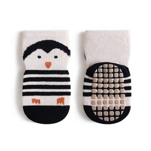 MyKids-Usa Baby Cartoon Dog Print Pattern Mid Tube Design Fashion Cute Toddler Socks - 1 of 4