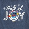 Men's - Lilo and Stitch - Full Of Joy Christmas Short Sleeve Graphic T-Shirt - 2 of 4