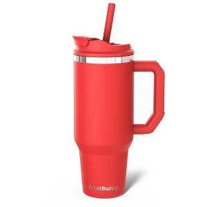 FrostBuddy Thicc Buddy Insulated Tumbler | Available in 40oz & 50oz Sizes | Stainless Steel + Chapstick Holder - 1 of 4