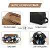 Toiletry Bag for Men, Canvas Travel Toiletry Organizer Dopp Kit Water-resistant Shaving Bag - 4 of 4