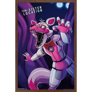 Trends International Five Nights at Freddy's: Sister Location - Funtime Foxy Framed Wall Poster Prints - 1 of 4