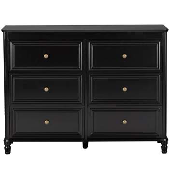 Little Seeds Piper 6 Drawer Dresser with Solid Wood Spindle Feet