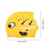 Unique Bargains Kid's Silicone Polka Dot Fish Swim Cap 1 Pc - 4 of 4