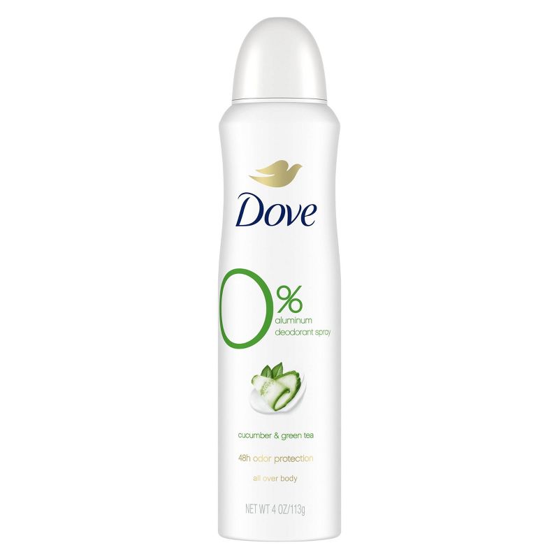 Dove Beauty 0% Aluminum Cucumber &#38; Green Tea 48-Hour Women&#39;s Deodorant Spray - 4oz, 3 of 8
