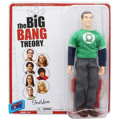 Bif Bang Pow Big Bang Theory Sheldon (Green Lantern/ The Flash) Retro Clothed 8" Figure