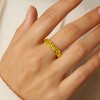 Unisex Gold - Toned Copper Plain Ring - Classic Style - 2 of 4