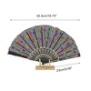 Unique Bargains Sequins Folding Fan 1 Pc - 2 of 4