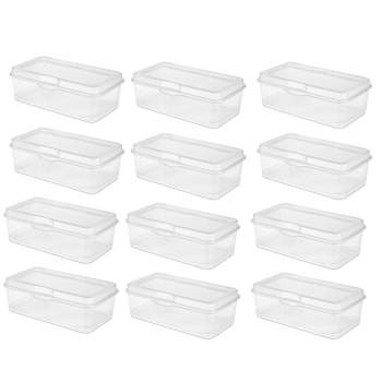 Citylife 32 QT Plastic Storage Bins with Latching Lids Stackable Storage  Containers for Organizing Large Clear Storage Box for Garage, Closet
