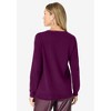 Roaman's Women's Plus Size Printed Crewneck Sweater - 3 of 4